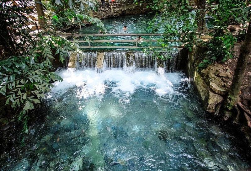 น้ำพุร้อนไทรงาม  แช่ออนเซนแบบไทยๆ น้ำโคตรใสๆๆๆมากก