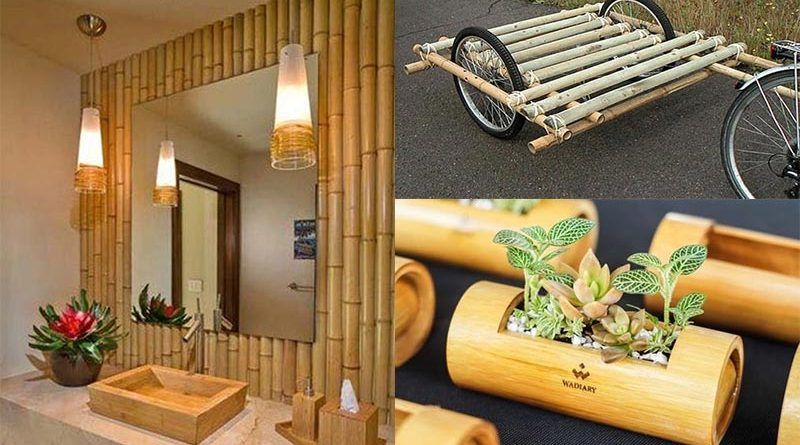 15 วิธีDIYไม้ไผ่  ที่ได้มีการนำมาใช้ตกแต่งภายในบ้านกันอย่างมากมายหลายอย่าง