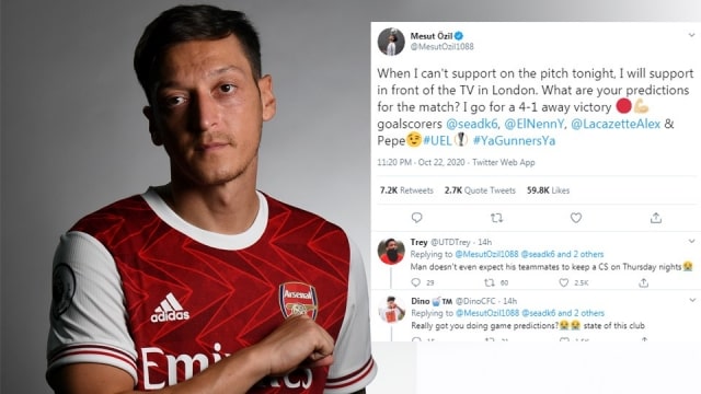 แม้โดนตัดหาง “โอซิล” ทวีตรัวๆ เชียร์อาร์เซนอล&nbsp;บู๊ยูโรปาลีก